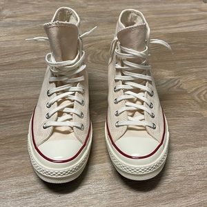 Tan converse mens 9.5 womens 11.5
